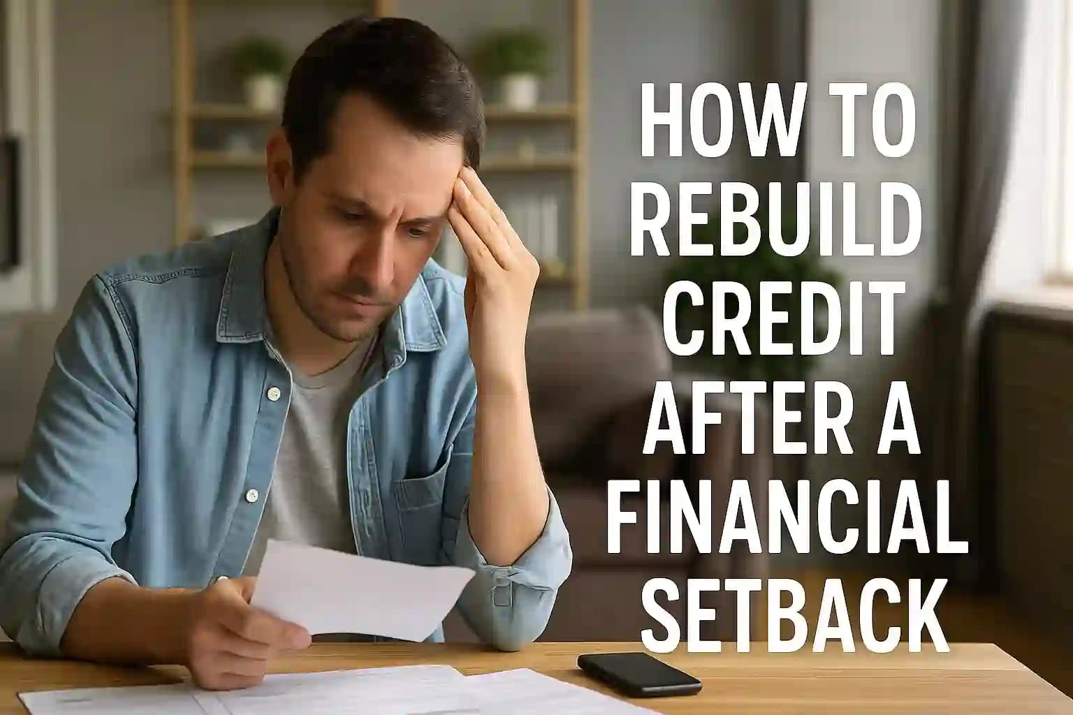 How to Rebuild Credit After a Financial Setback